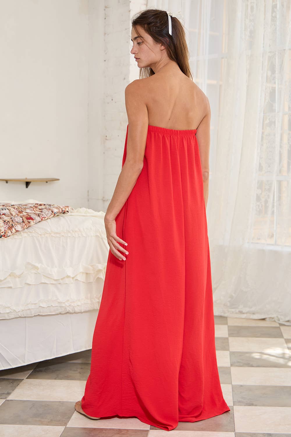 Strapless Flowy Jumpsuit