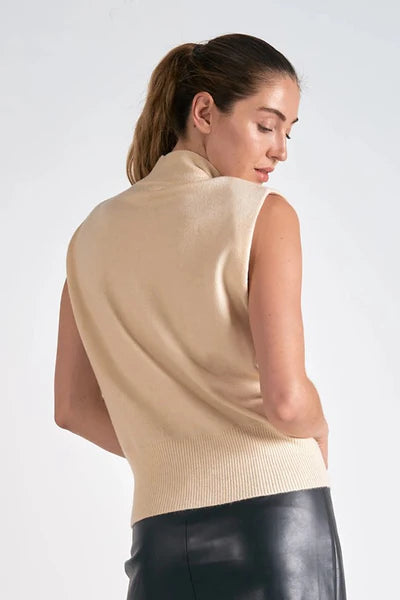 CHELSIE SLEEVELESS SWEATER