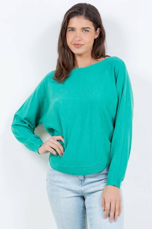 Boatneck Pullover Sweater