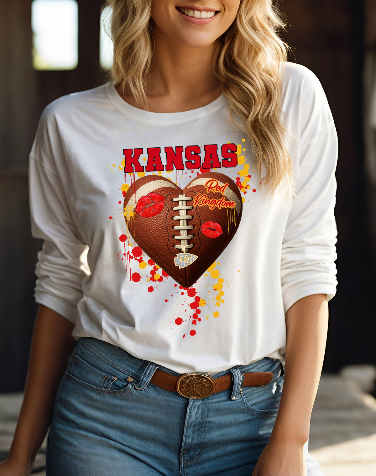 Heart KC T-shirt, tank, sweatshirt, long sleeve