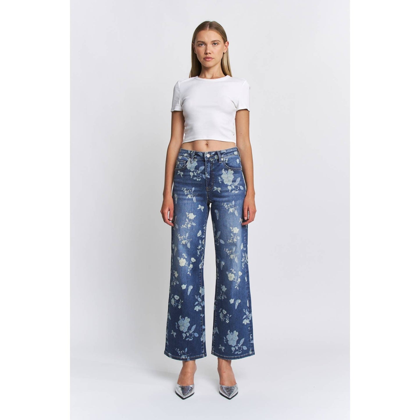 HIGH RISE WIDE LEG EMBELLISHMENT