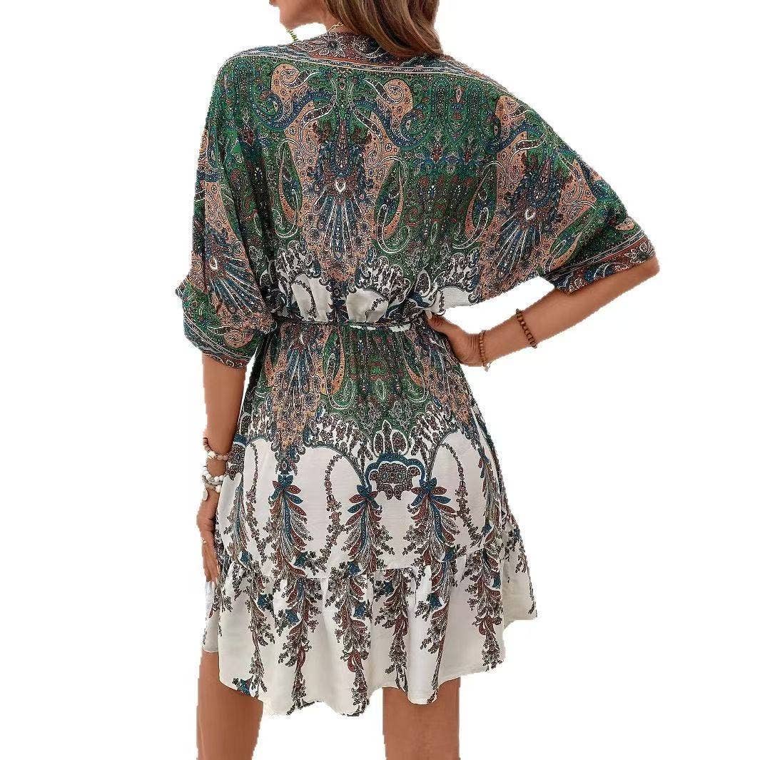 Paisley Multicolored Dress