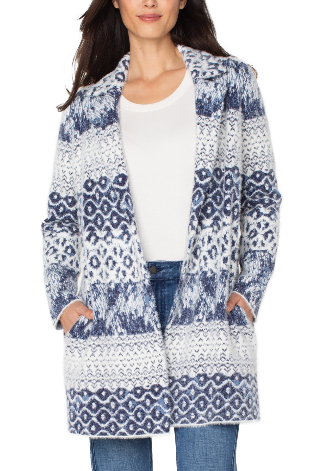 LONG SLEEVE OPEN FRONT COATIGAN