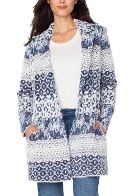 LONG SLEEVE OPEN FRONT COATIGAN