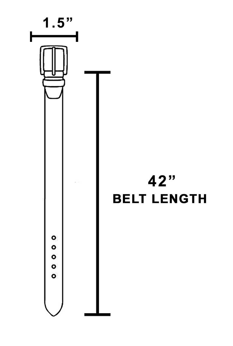 Smooth Vegan Leather Belt