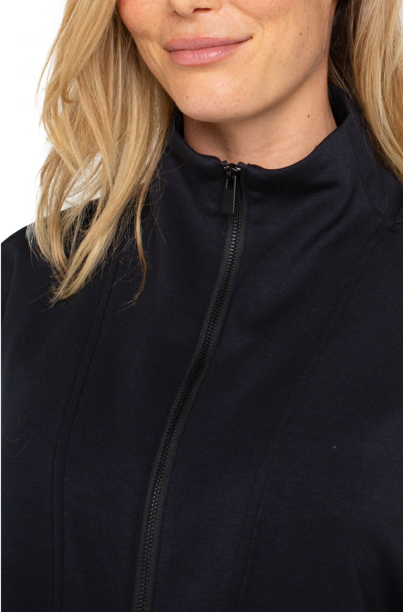Zip Up Funnel Neck Jacket