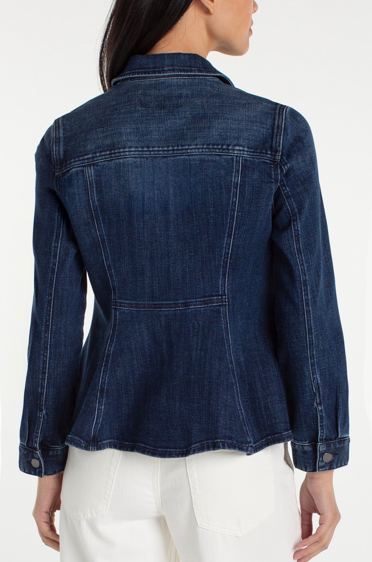 Fit and Flare Trucker Jacket