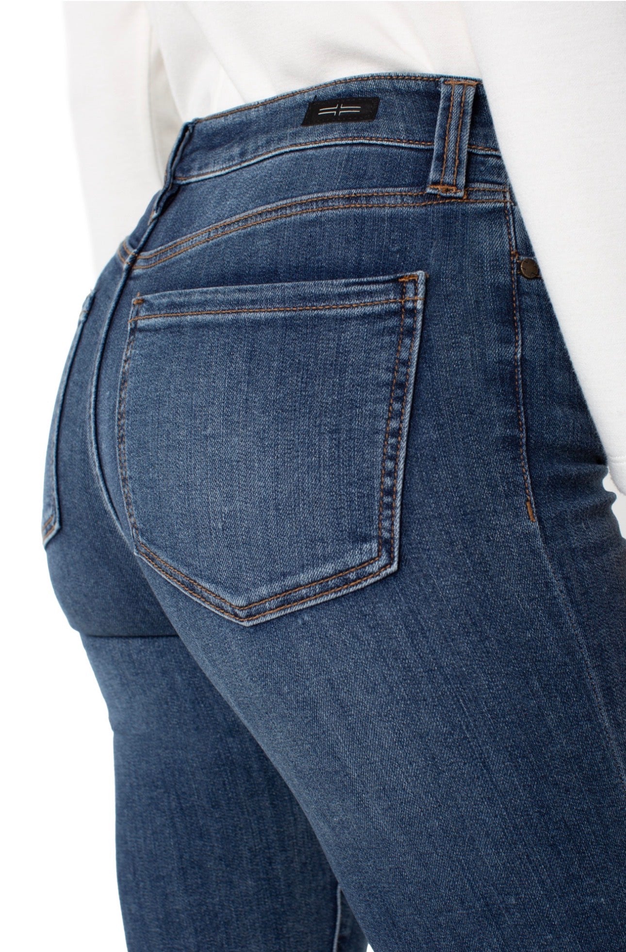 Abby skinny 30” inseam victory blue