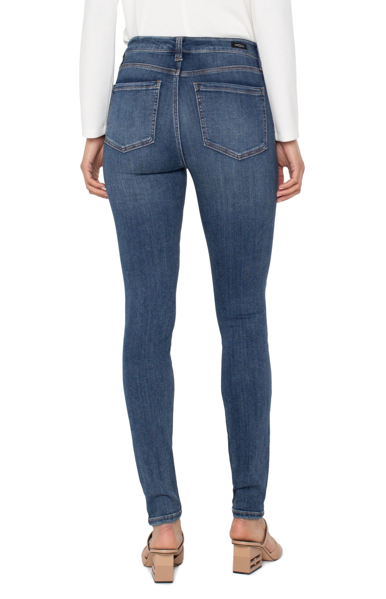 Abby skinny 30” inseam victory blue