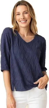 CASCADE COTTON ELBOW SLEEVE TEE