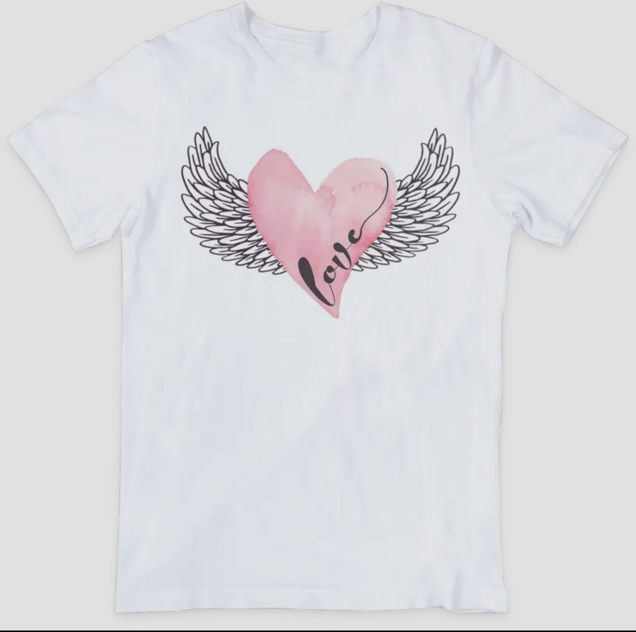 HEART AND WINGS TEE