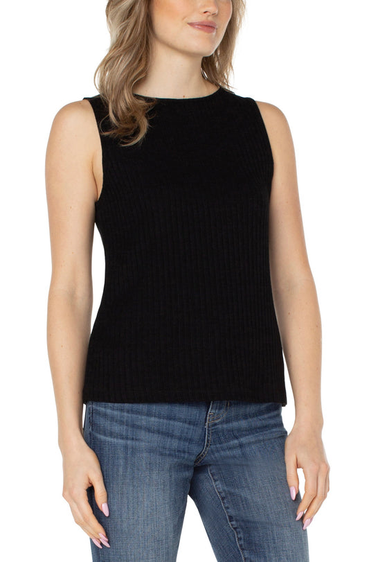 LIVERPOOL SLVLS RIB KNIT