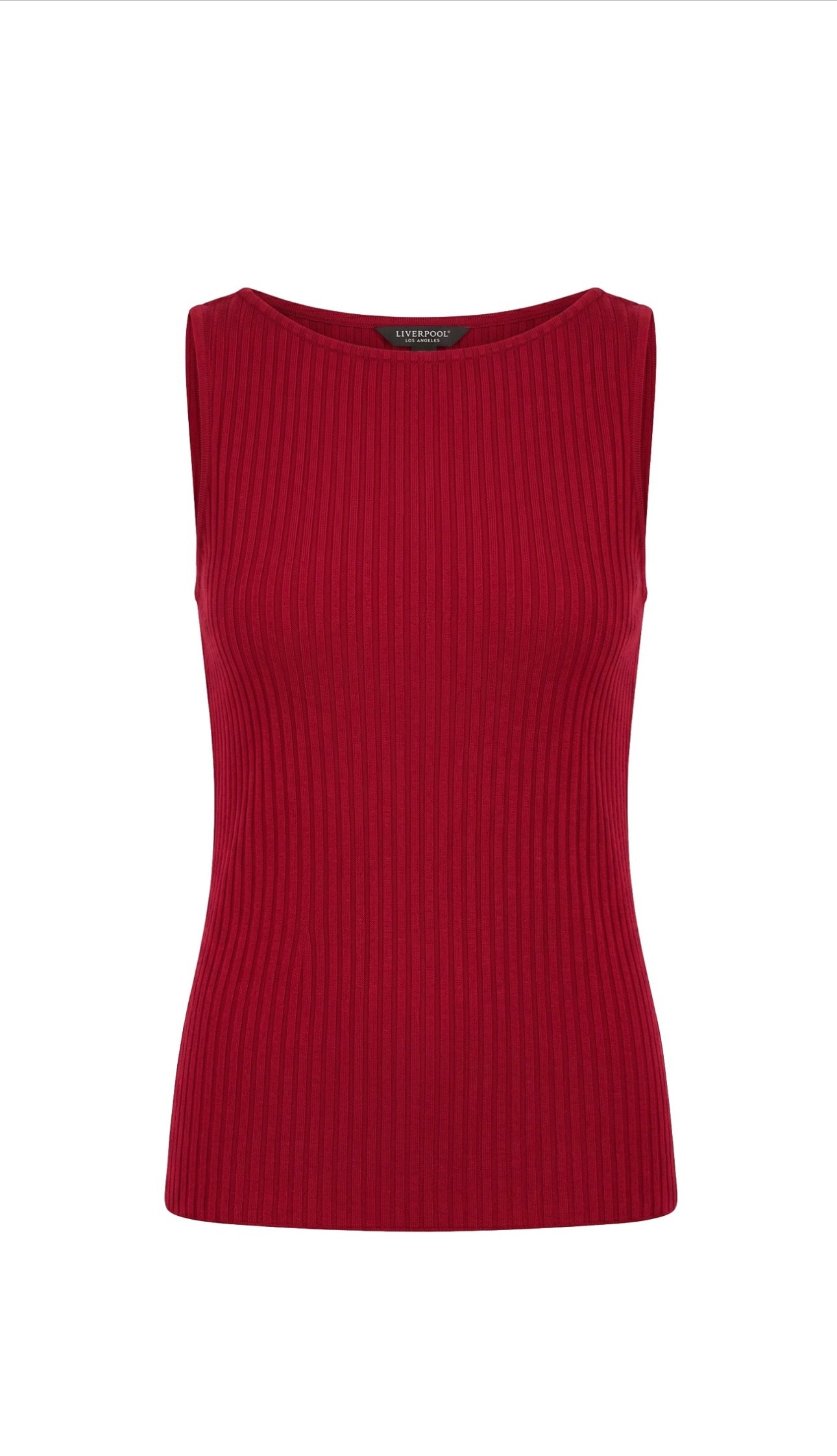 LIVERPOOL SLVLS HIGH BOATNECK KNIT