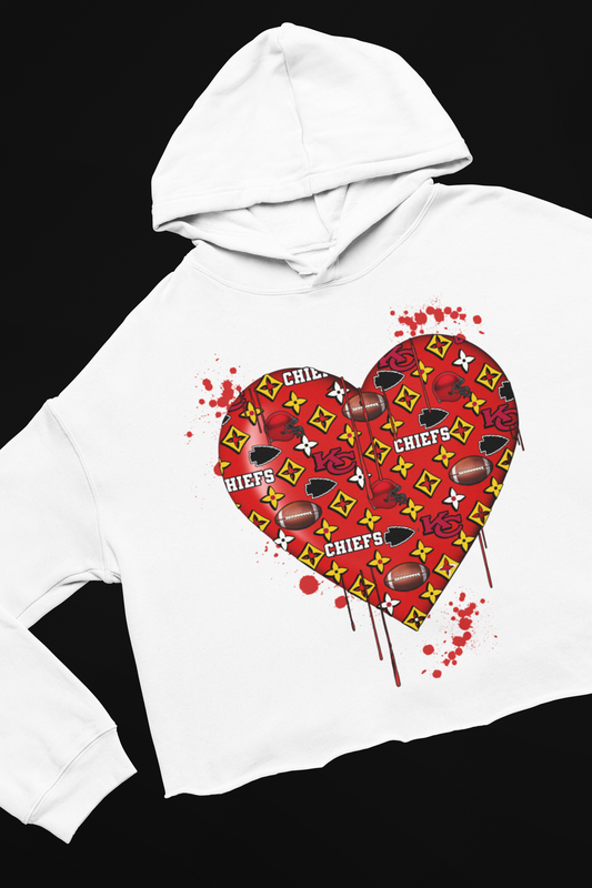 My Heart Football graphic t-shirt