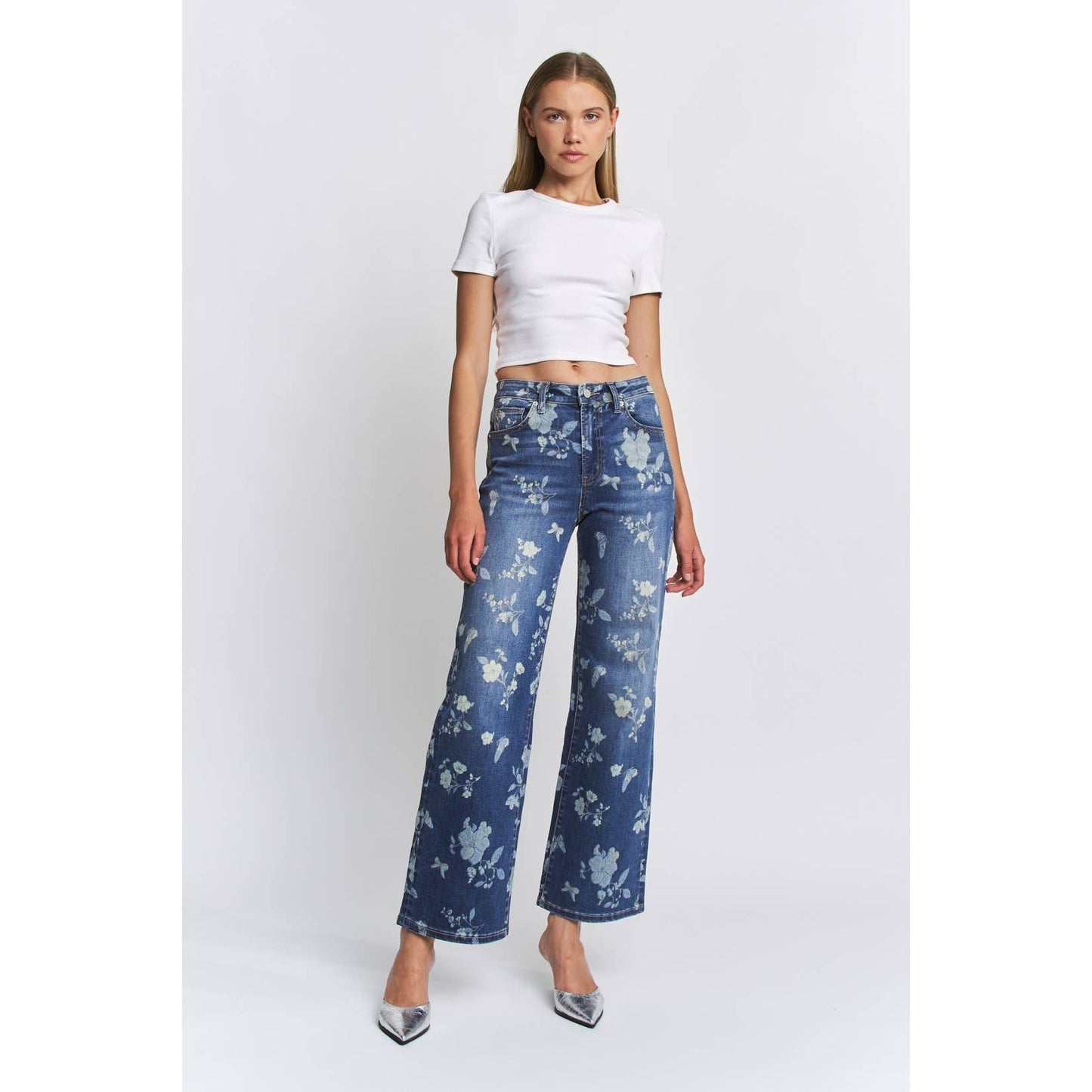 HIGH RISE WIDE LEG EMBELLISHMENT