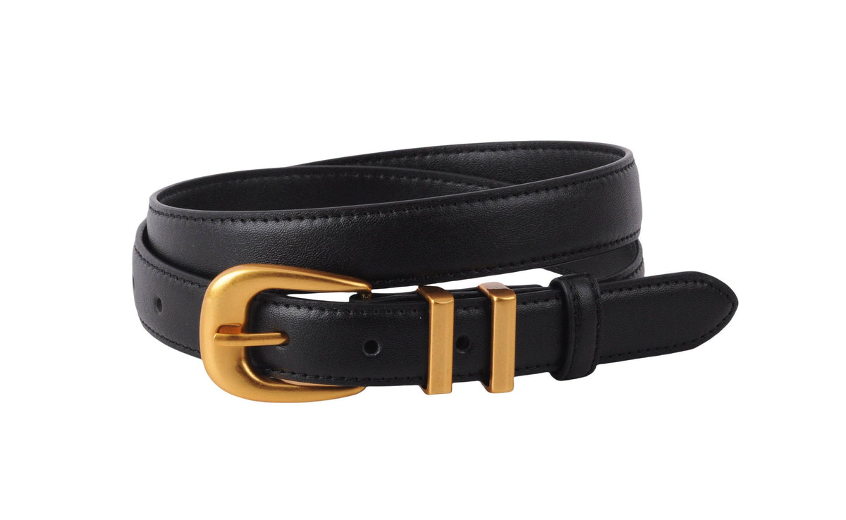 Napa Leather Belt with Double Metal Loop｜Everyday Edge