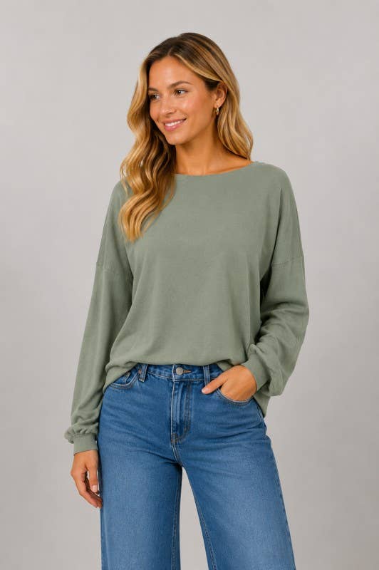 Boatneck Pullover Sweater