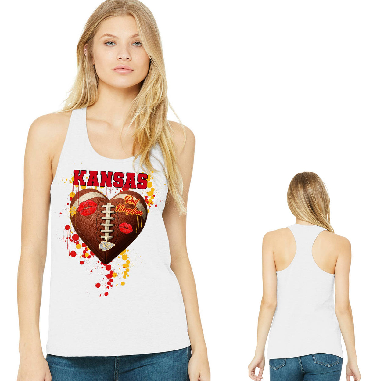 Heart KC T-shirt, tank, sweatshirt, long sleeve