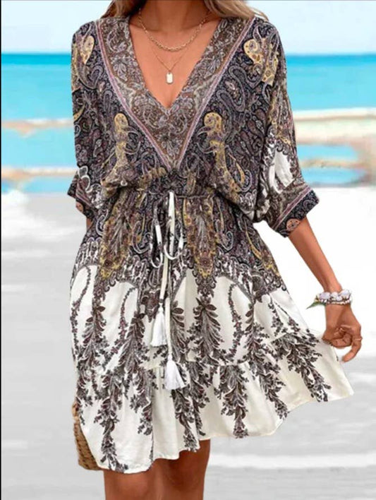 Paisley Multicolored Dress