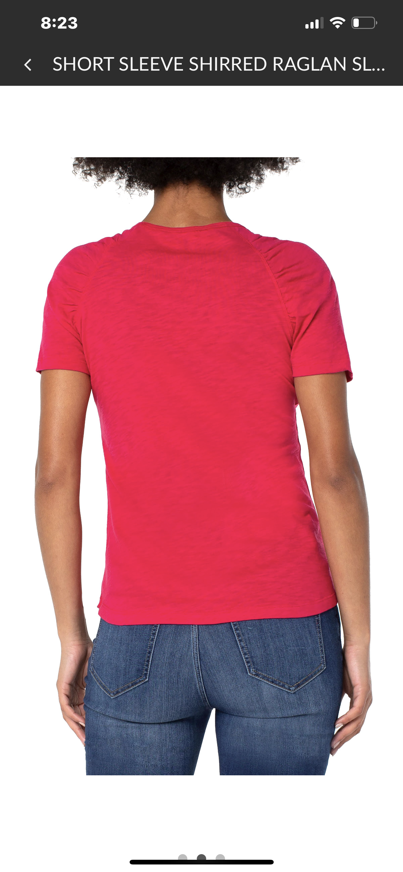 LIVERPOOL RED SHORT SLEEVE TOP